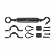 Pinnacle Black Timber Hook/Eye Turnbuckle Balustrading Kit