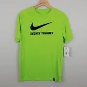 SYDNEY THUNDER Nike Youth Thunder Swoosh Club Cricket Tee Size XL / 13 - 15Y NEW