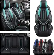 DELPOS Car Seat Covers Universal Set for Vauxhall Astra h J G Insignia Astra Corsa D C Zafira B A Car Accessories Black Green
