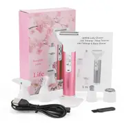 5 in 1 Electric Hair Remover Rechargeable Lady Shaver Nose Hair Trimmer Eyebrow Shaper Leg Armpit Bikini Trimmer Women Epilator