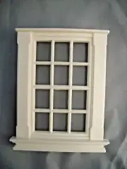 Half Scale 1:24 Georgian 12 Pane Window Jackson's Miniatures Dollhouse #L4