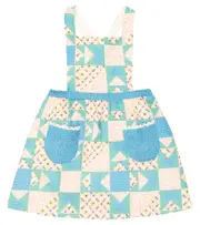 [Louise Misha] Louise Misha Patchwork cotton dress Y 12 blue