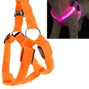 Led Light Double Sided Pet Harness For Cats And Dogs Size M