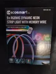 EcoSmart RGBWIC Dynamic Plug-In LED Neon Flex Strip Light LR1321-RGBWIC-N