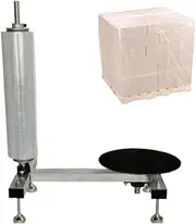Suitcase Wrapping Film Tool, Stretch Film Wrapping Bench Strapping Machine, Heavy Duty Film Dispenser Packing Machine for Small Business Packaging, Shipping & Warehousing