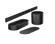 Hansgrohe bathroom set WallStoris 27968670 matt black