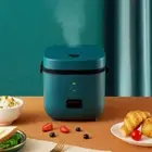 Mini Rice Cooker 1.2L Electric Cooker With Steamer One-button Control Non-sticky