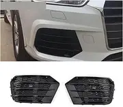 1 Pair Q3 Front Fog Lamp Cover Fog Light Grill Compatible For Q3 Standard Bumper 2016 2017 2018 Car Accessories