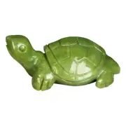 Natural Jade Carving, Longevity Turtle Jade Carving Fish Tank Decoration