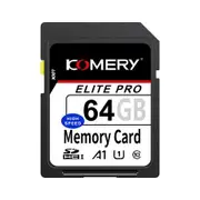64GB SDXC Memory Card, SD Card, UHS-I, Full-HD and 4K Video, Up to 100/45 MB/s Read/Write, for Photography Enthusiast, Video Creator, Videographer