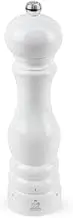 Peugeot - Paris u'Select Manual Salt Mill - Adjustable Grinder - Beechwood, Gloss White