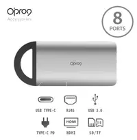 在飛比找有閑購物優惠-強強滾~Opro9 USB 3.0 Type-C 8埠帶線多