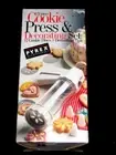 Decorating Set and cookie press vintage Pyrex