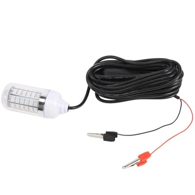 12V LED Green Underwater Submersible Night Fishing Light Crappie Squid2980