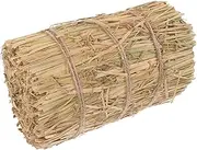 TOYANDONA Small Straw Block Decorative Stool Rustic Garden Decor for Weddings and Autumn Events Unique Table Decoration for Home and Outdoor Spaces