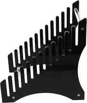 Acrylic Vinyl Record Storage Rack Multi Functional Display Stand for Albums Stepped Design for Desktop Use Stylish Storage for Collectors Magazines Books
