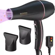 Ionic Hair Dryer, 2200W Professional Blow Dryer Fast Drying Travel AC Motor Cons