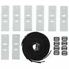 Pool Ruler Solar Cover Reel Attachment Kit Pool Cover Tightening Straps for3543