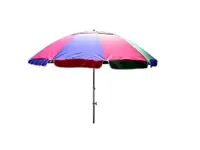 在飛比找松果購物優惠-【大型海灘傘-子母傘】50英吋圓形-擺攤傘-有防風設計-遮陽