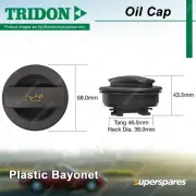 Tridon Plastic Bayonet Oil Cap 38.0mm for Honda Legend KB 3.7L 6cyl 226kW (for: Honda)