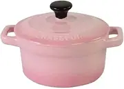 Chasseur La Cuisson Mini Cocotte, 10 x 9 cm / 300 ml Capacity, Cherry Blossom, pink
