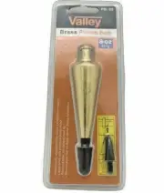 8 oz Brass Plumb Bob Valley PB-08