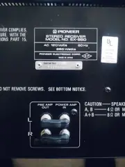 pioneer sx pre amp main in jumpers sx 850 950 980 1050 1080 1250 1280 mor