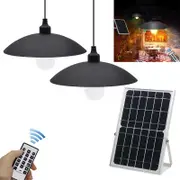 Solar Garden Wall Lamp Outdoor Waterproof Dual Light Color Smart Remote Control Street Light