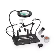 Helping Hands Soldering, Soldering Station, 12x7.8 Inch Extra Large & Heavy D...