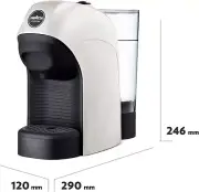 Tiny Coffee Capsule Machine Compact Compatible with A Modo Mio Coffee Pods White