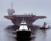 USS Kitty Hawk Being Mothballed Photo