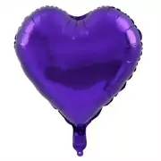 Heart Shaped Balloons, Purple