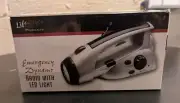 Lifestyle emergency Dynamo Radio With Led light FM scan radio hand crank