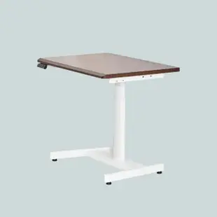 【FUNTE】Mini 單柱電動升降桌 90x60cm 兩色可選(辦公桌 電腦桌 工作桌 邊桌 茶几桌)