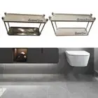 2 Tier Bathroom Storage Rack Kitchen Spice Stand Versatile Countertop Shelf for