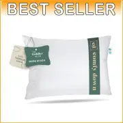 Ergonomic Toddler Pillow - 800 Fill Power Goose Down, 13x18 Inches, **Hypoall...