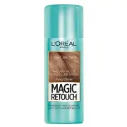 2 X L'oreal Magic Retouch Instant Root Concealer Spray Light Brown Covers Grey