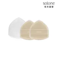 在飛比找momo購物網優惠-【Solone】雲朵舒芙蕾海綿 粉撲 美妝蛋 氣墊粉撲(奶油