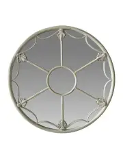 [Willow & Silk] Vintage Design Round Wall Mirror 60cm