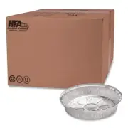 Handi-Foil 204600 9" x 1.66" 48 oz. Aluminum Container - Silver (500/CT) New