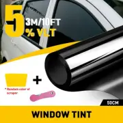20" Feet x 10ft 300CM Uncut Window Tint Roll Film 5% VLT Car Home Office Glass F (for: Honda)