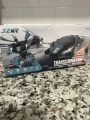 Transforming Blue RC Car Robot Transforming Robot 1:18 Drift