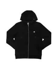 Fallen Footwear | Zip Hoodie - Black/White | Podium Supply Co.