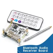 Audio Receiver Board Bluetooth Decoding Playback Preamp Module USB TF-card Slot