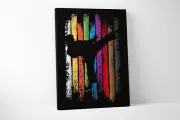 Karate Belt Canvas - Martial Arts Wall Decor (16 X 20 Inches)