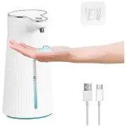 Automatic Soap Dispenser, Automatic Wall Mount Soap Dispenser, 400Ml USB Rechargeable Electric Soap