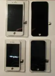 iPhone 8 / 8+ LCD Screen Replacement Black /White Full LCD Display w Small Parts