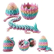 Easter Egg, Dragon Egg, Dragon Eggs with Dragon Inside, 12In Dragon Toy, 3D Printed Dragon Egg Fidget Toys, Dragon Easter Eggs Easter Basket Stuffers