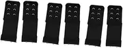 [PartyKindom] Women Extenders Elastic Buckle Lengthening Straps for Comfort Hooks Each Black for Pregnancy Weight Gain Tight Bras