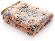 YITON Blankets for Dogs Super Soft Fluffy Pet Blanket Flannel Throw Fleece Pad Pet Blanket Bed Mat Sofa Cushion Pet Bed Mat 1 Piece Brown 40 x 60 cm